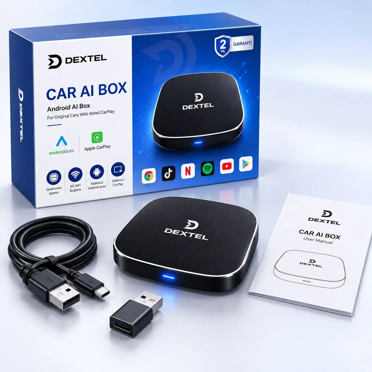 Araç ekranı AI box kare 4