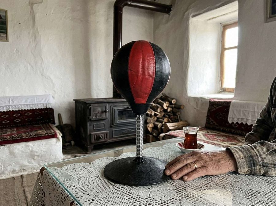 Masaüstü boks topu kare 24