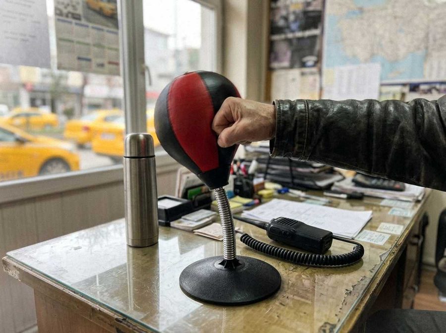 Masaüstü boks topu kare 45