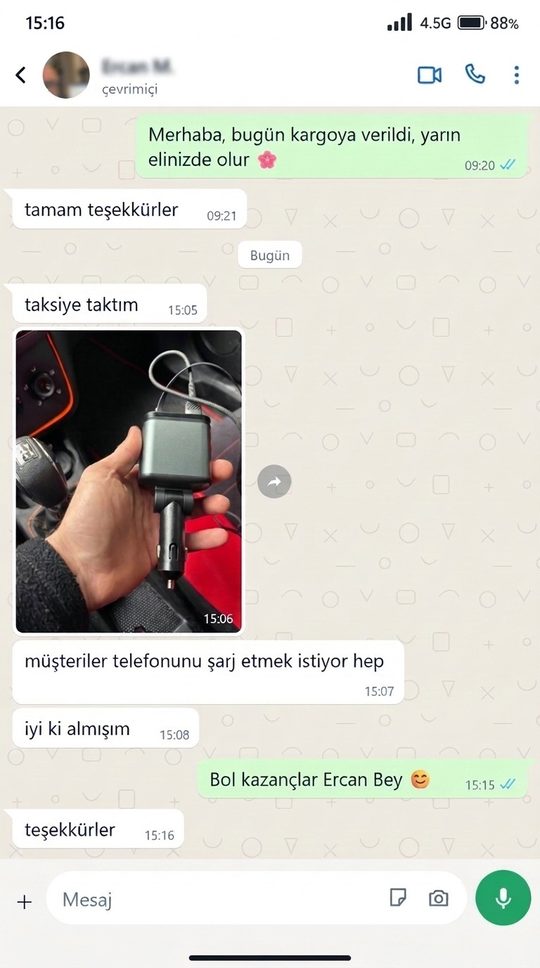 Müşteri WhatsApp mesajı 1