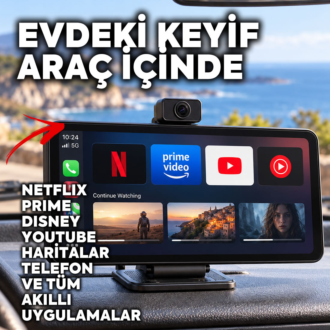ESKİ ARACA YENİ FULLHD+ EKRAN + KAMERA