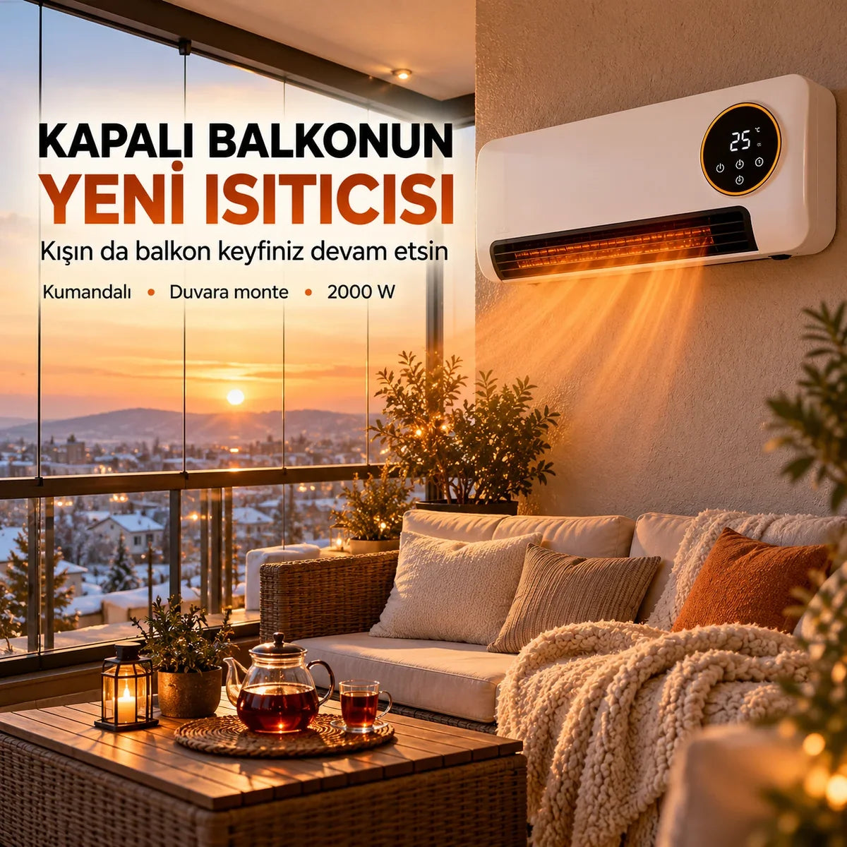 Duvar tipi fanlı ısıtıcı kare 1