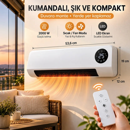 Duvar tipi fanlı ısıtıcı kare 2