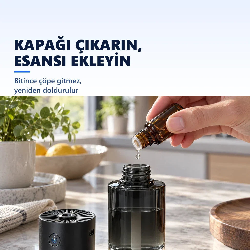 Otomatik araç parfümü kare 4