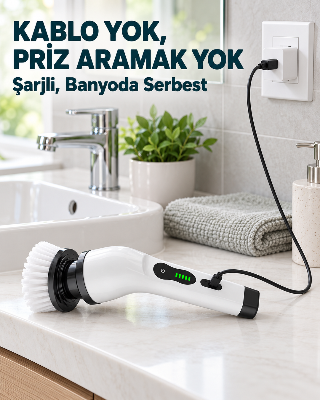 Sarjli doner temizlik fircasi kare 6