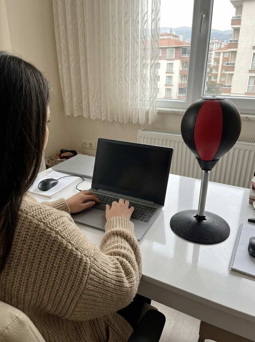 Masaüstü boks topu kare 16