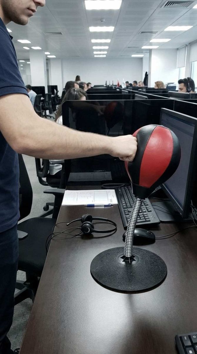 Masaüstü boks topu kare 22